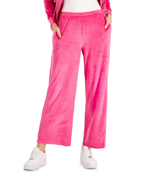 Charter Club Velour Wide Leg Pants
